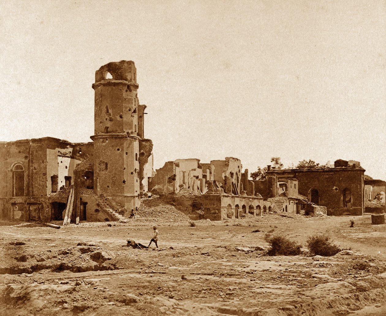 The Residency, Taken from the Redan by Felice Beato
