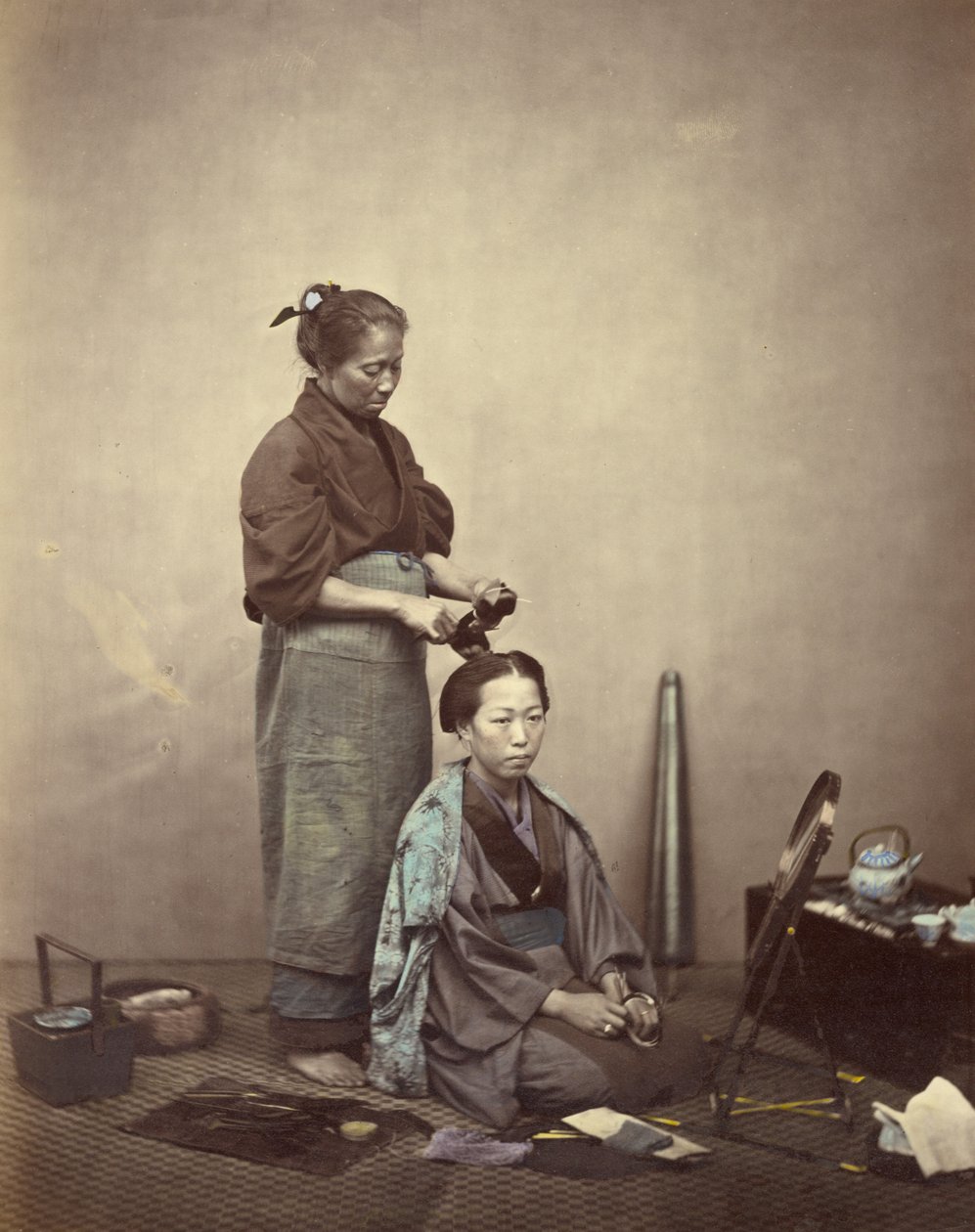 The Toilet by Felice Beato