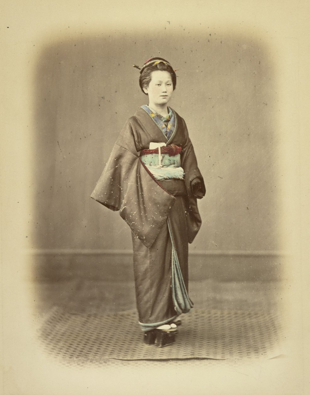 Woman in Traditional Dress by Felice Beato