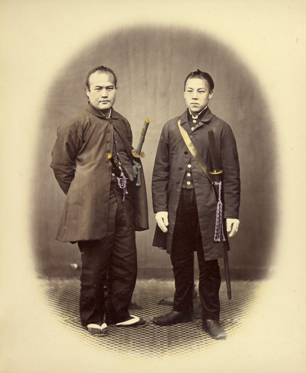 Yakunins in Semi-Foreign Costume by Felice Beato