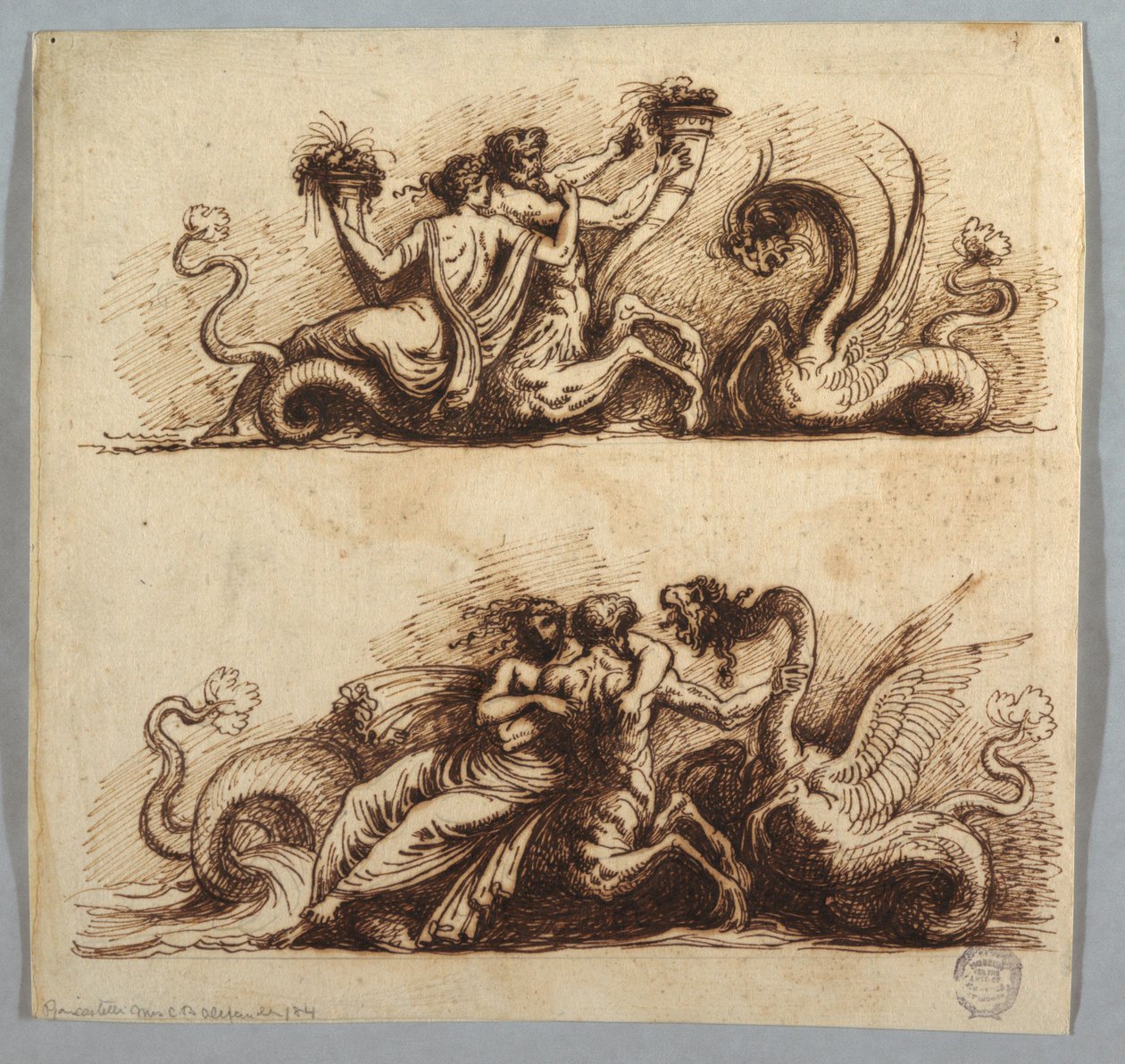 Bythos and Aphros by Felice Giani