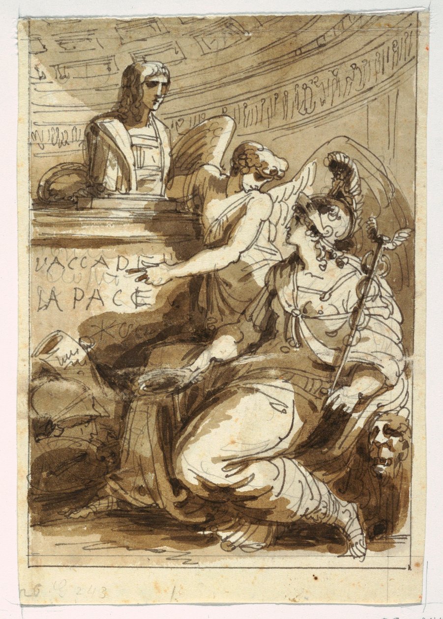 Monument for an Accademia della Pace, 1810-20 by Felice Giani
