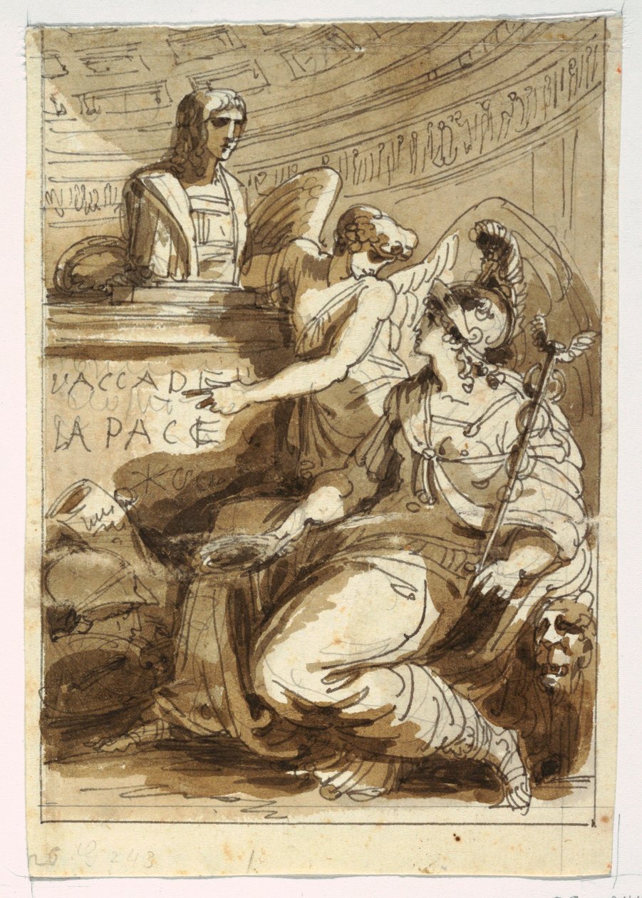 Monument for an Accademia della Pace by Felice Giani