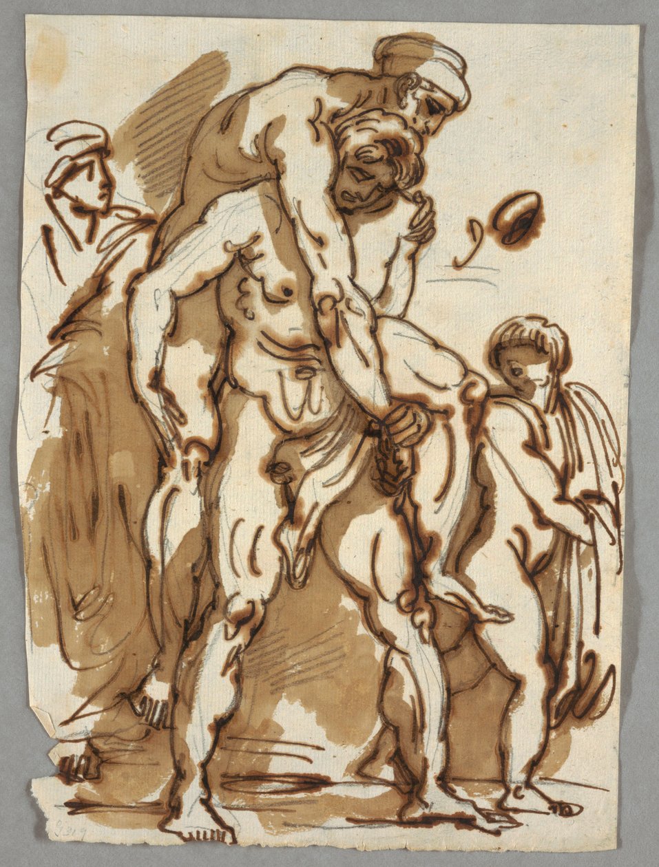 The Aeneas Group from the Conflagration in the Borgo by Felice Giani
