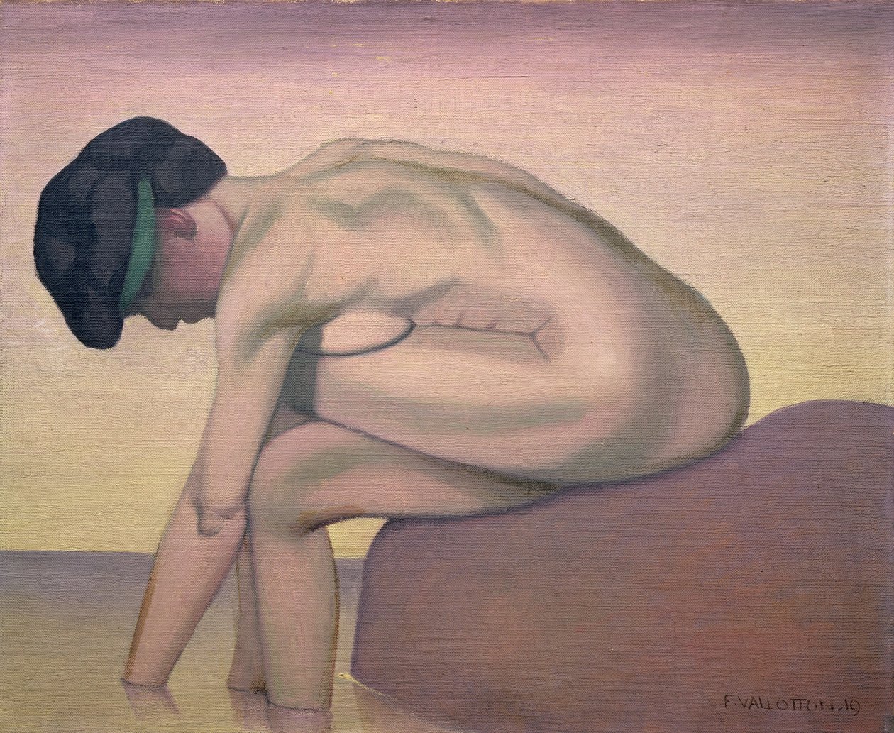 The Bather by Felix Edouard Vallotton