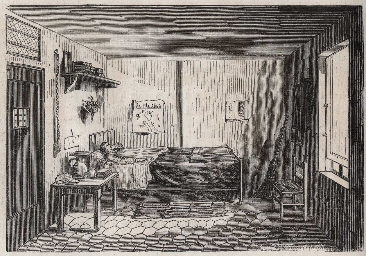Paris - Prison de la Petite Roquette (prison for women and adolescents) by Felix (after) Thorigny