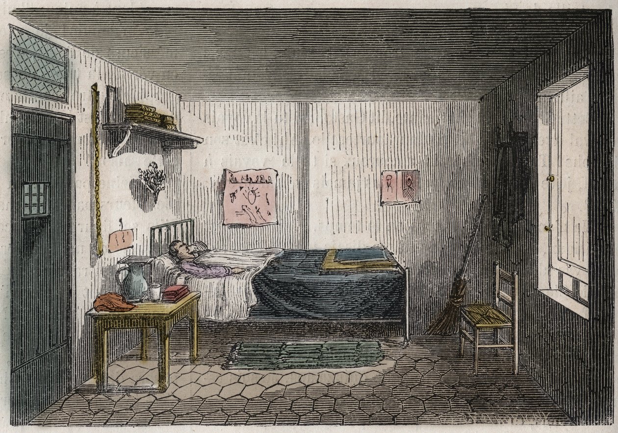 Paris - Prison de la Petite Roquette (prison for women and adolescents) by Felix (after) Thorigny
