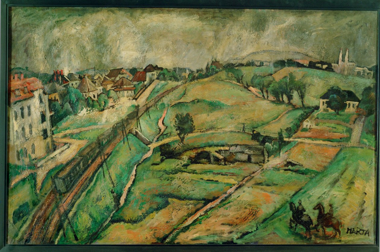 Landscape in Unter-St by Felix Albrecht Harta