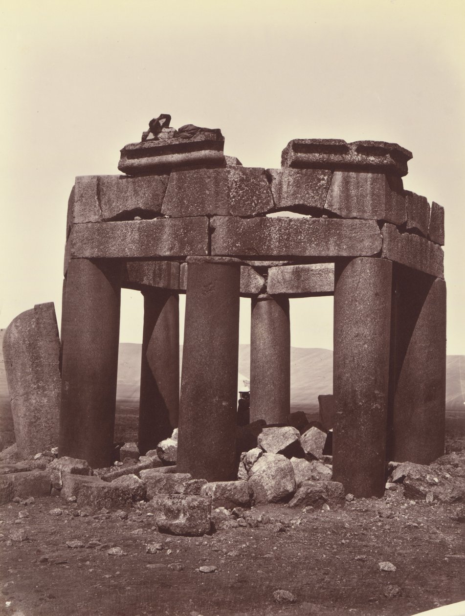 Douris Dome, in the Bekaa Valley - Baalbek by Félix Bonfils
