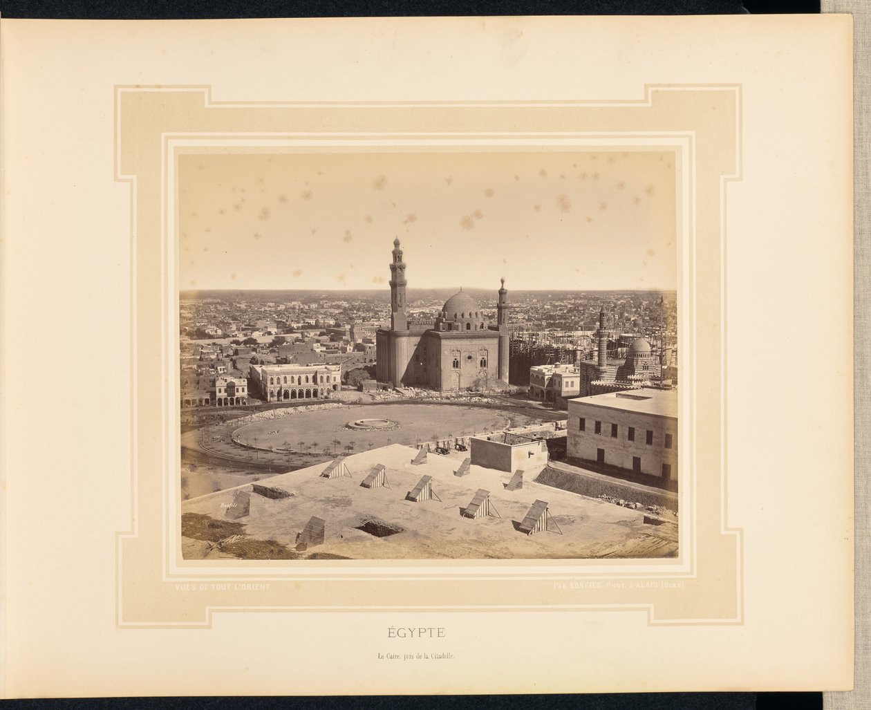 Egypt: Cairo, Taken from the Citadel by Félix Bonfils