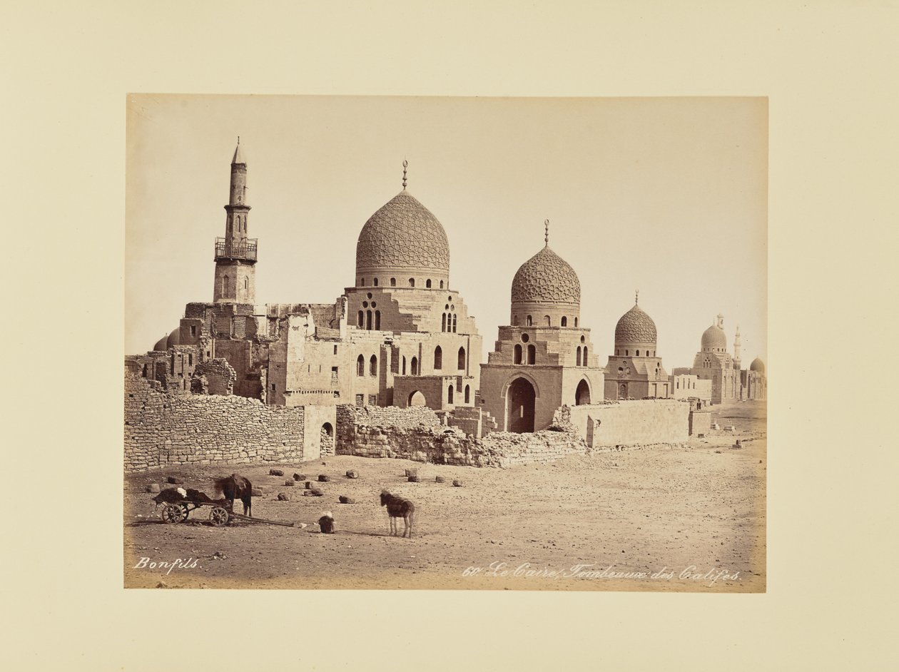 Cairo, Tombs of the Caliphs by Félix Bonfils