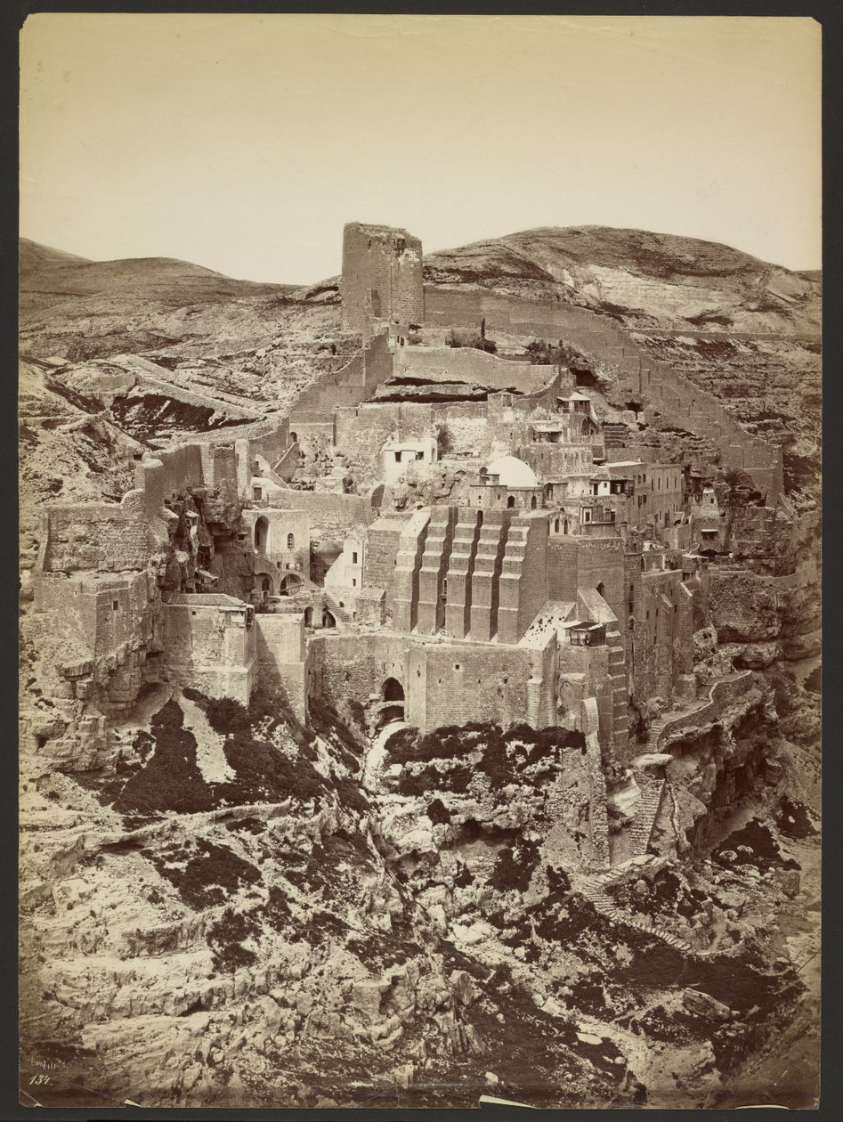 Monastery of Santa Sabba by Félix Bonfils
