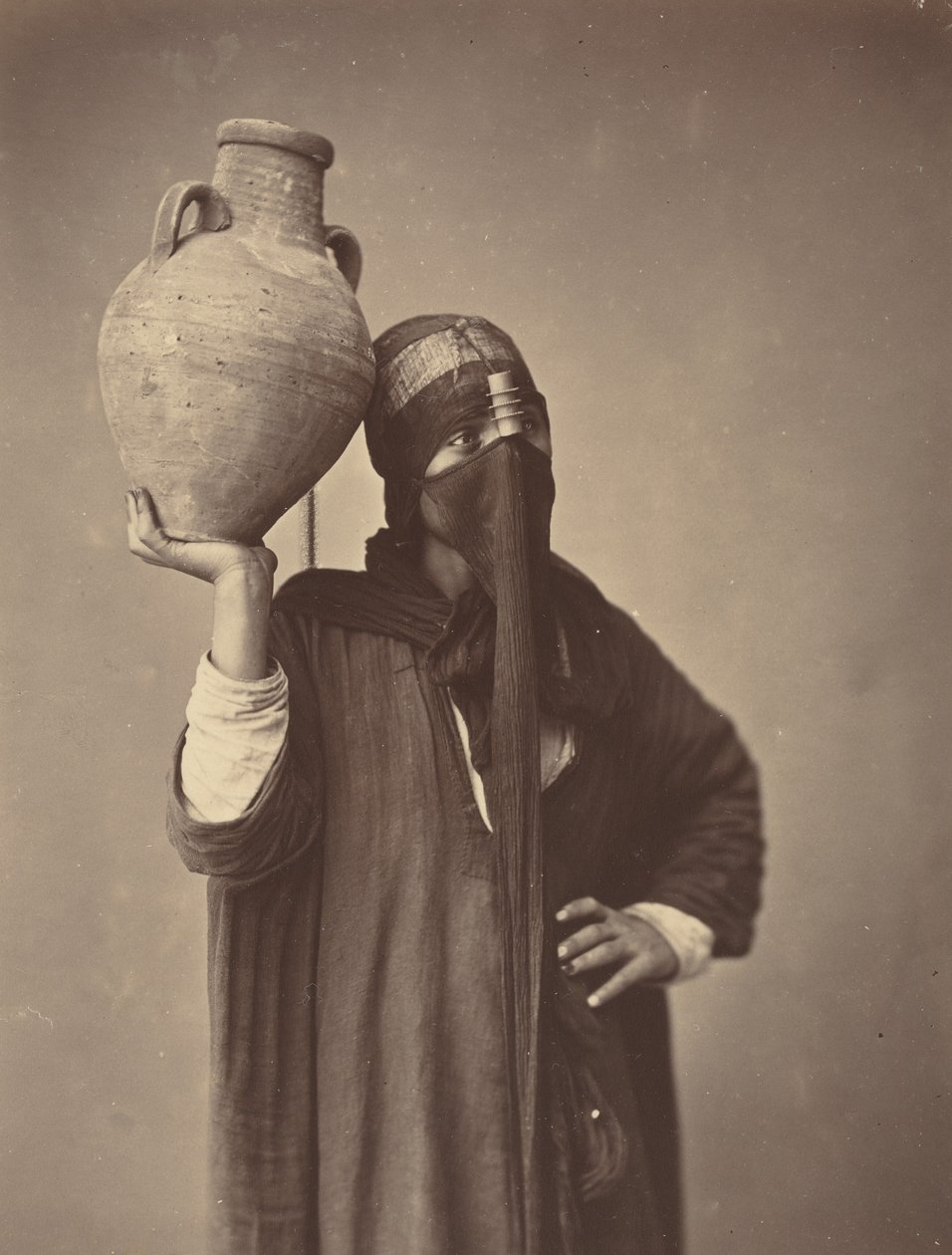 Water Carrier in Cairo by Félix Bonfils
