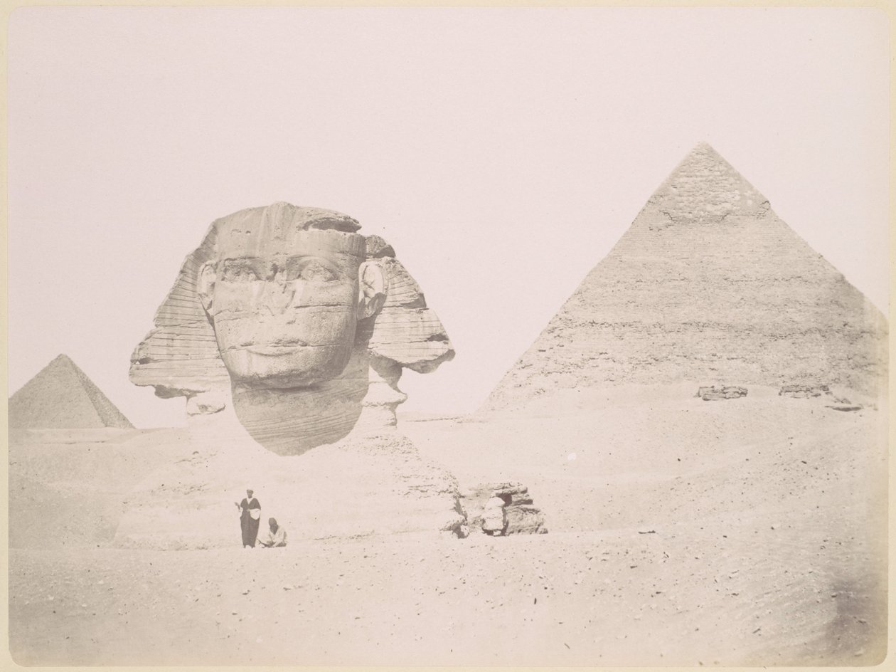Pyramids and the Sphinx by Félix Bonfils