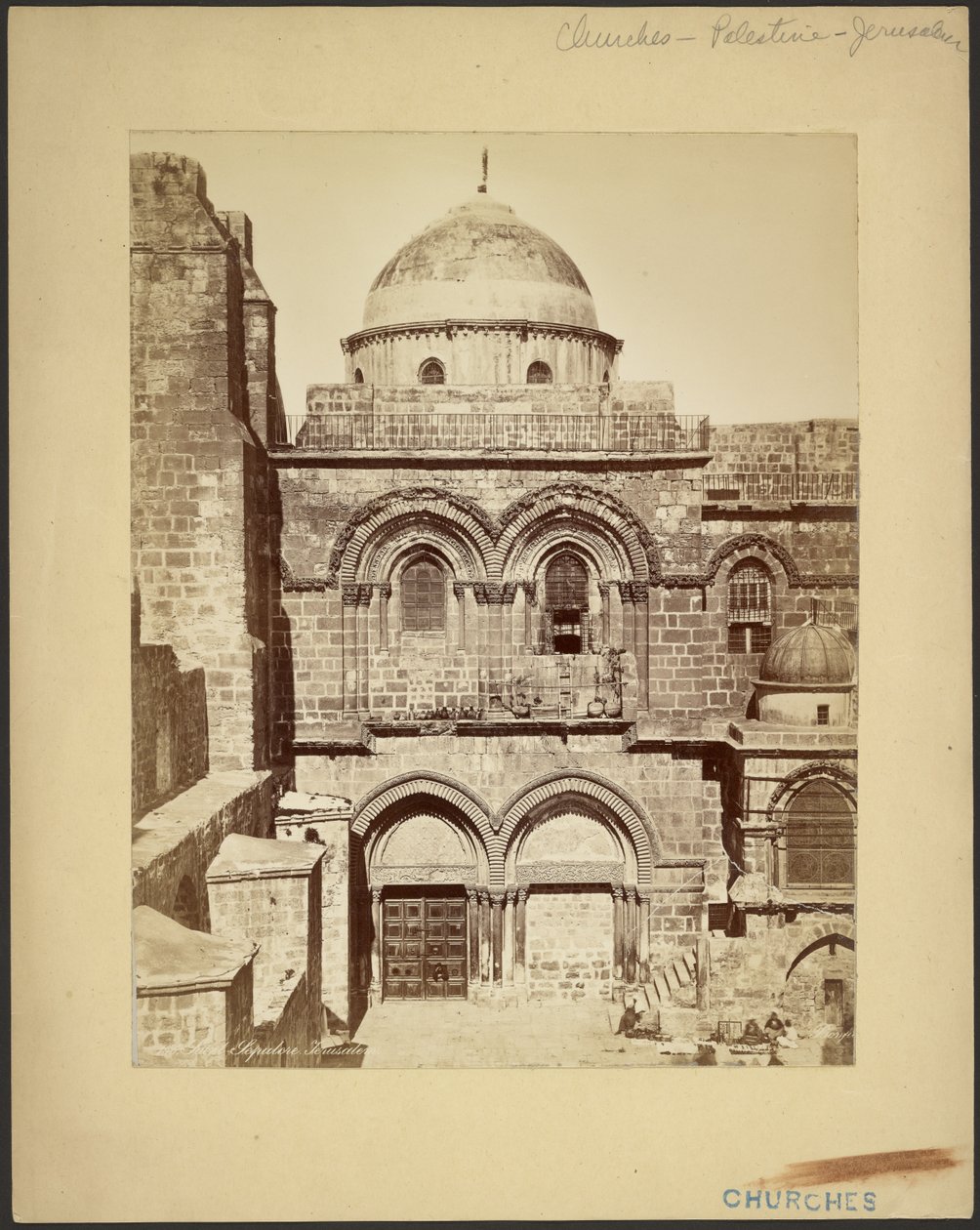 Holy Sepulchre, Jerusalem by Félix Bonfils