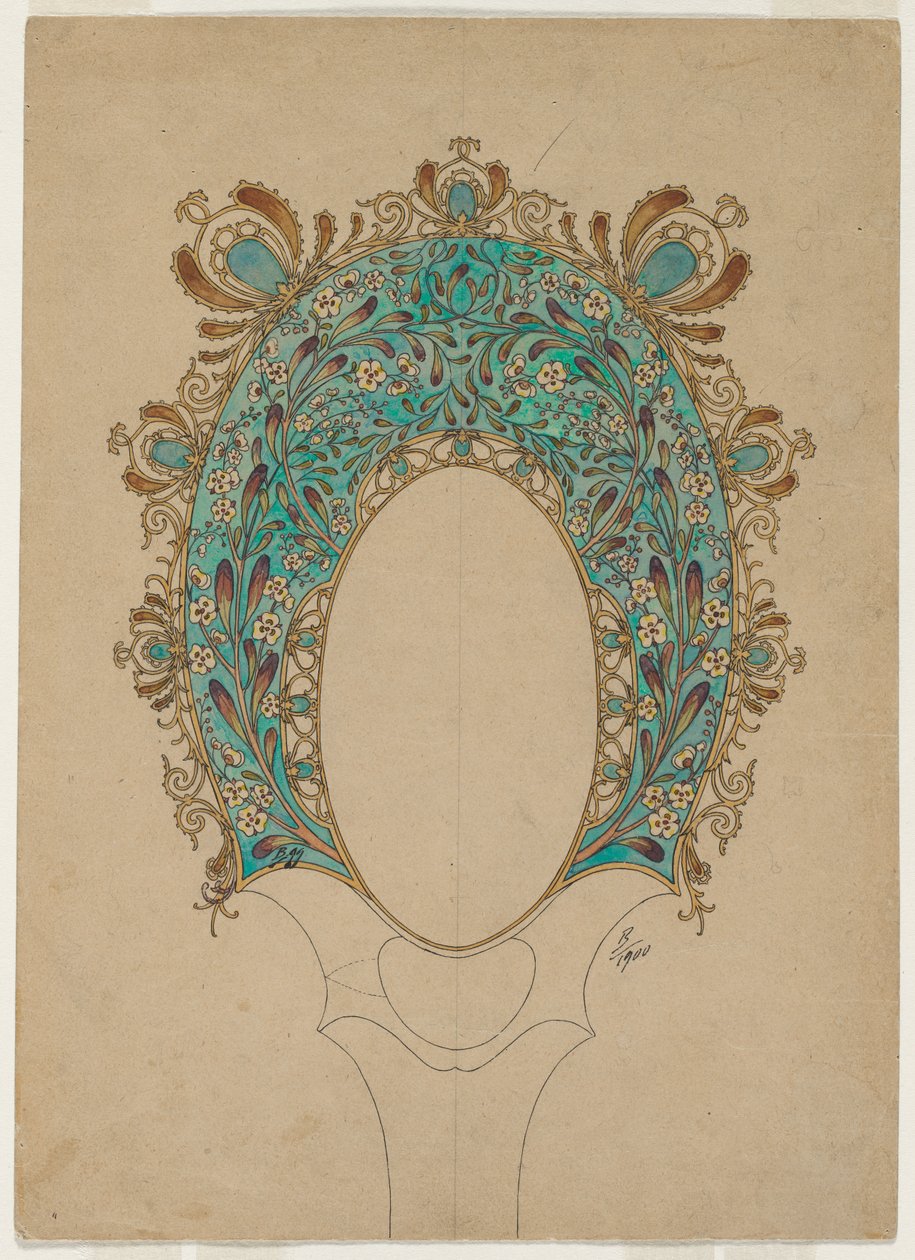 Designs for a Hand Mirror by Felix Bracquemond