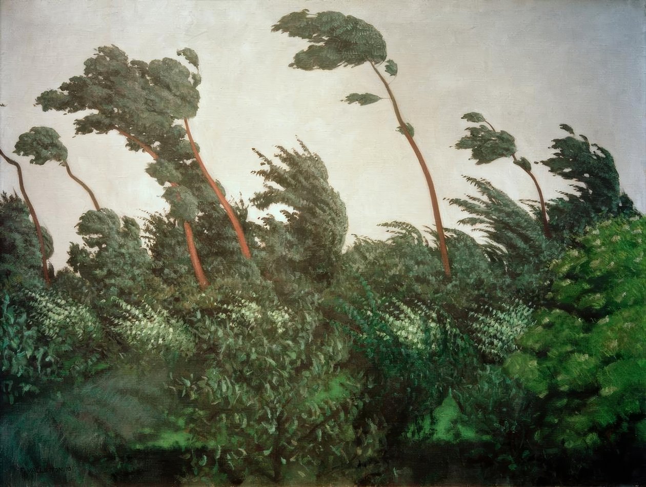 The Wind by Felix Edouard Vallotton