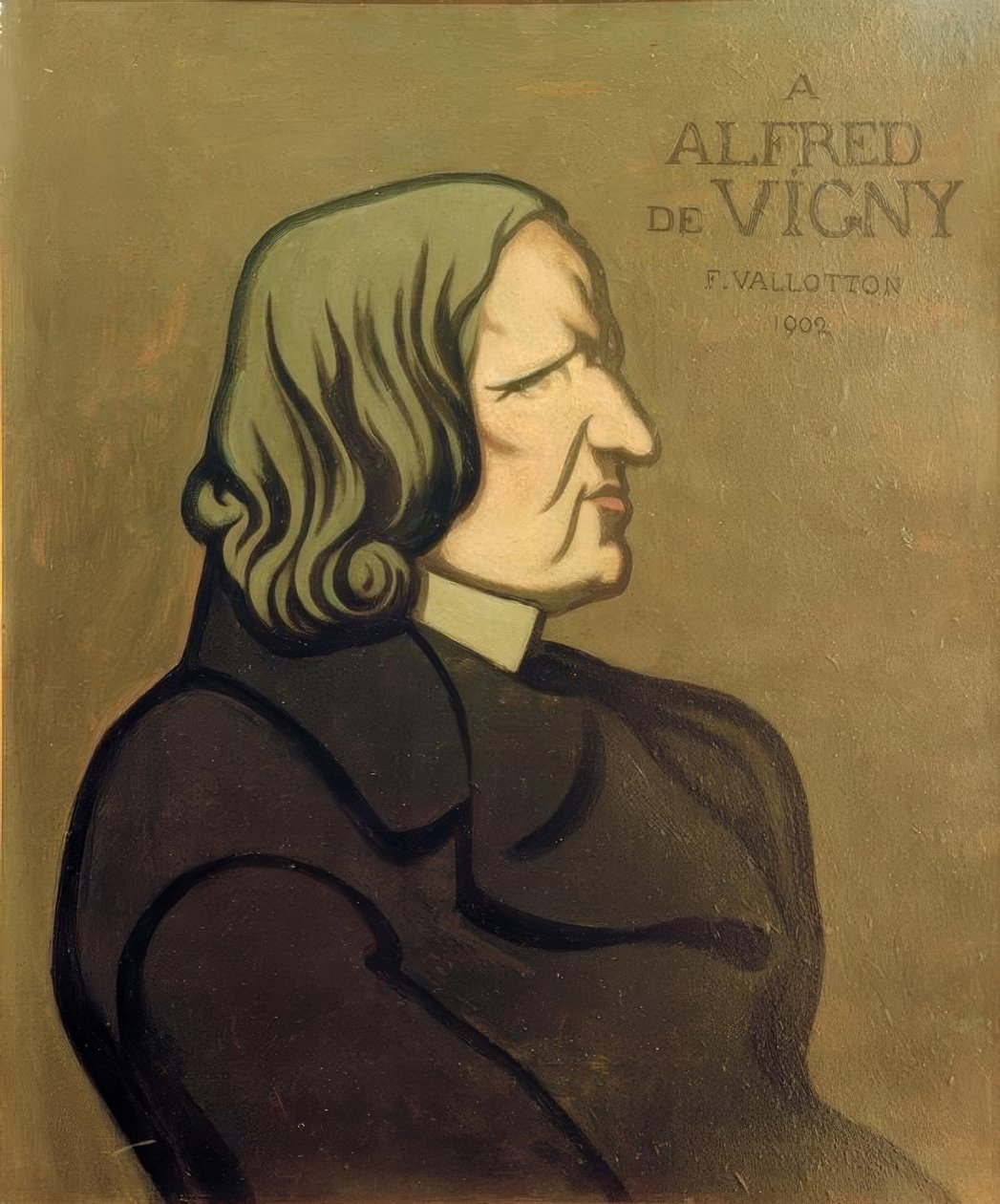 Portrait of Vigny, Decorative Painting