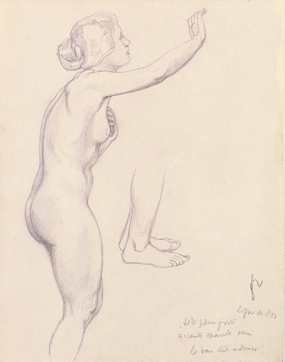 Study for Perseus and Andromeda by Felix Edouard Vallotton