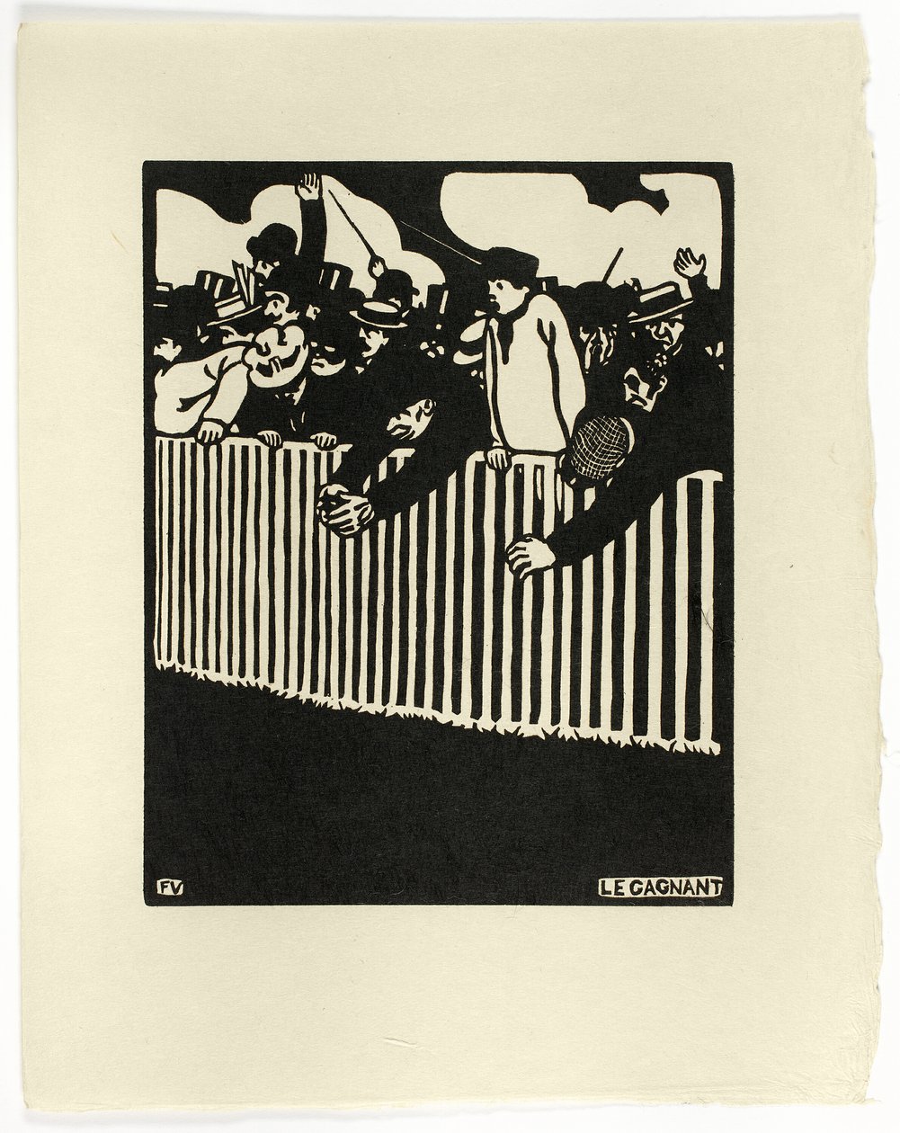 The Winner by Felix Edouard Vallotton