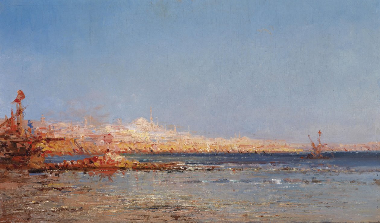 View of Constantinople by Félix Ziem