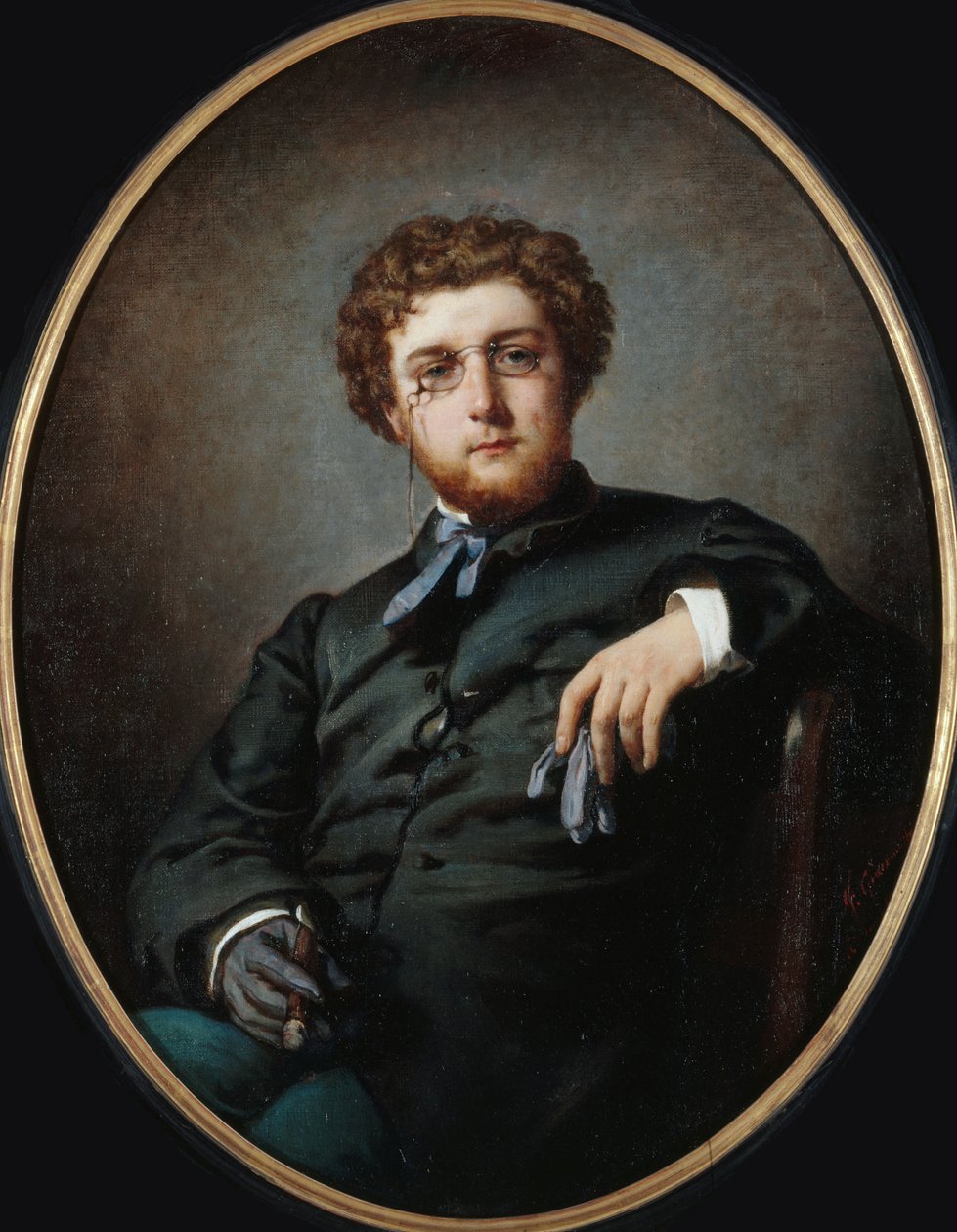 Portrait of the Composer Georges Bizet by Felix Henri Giacomotti