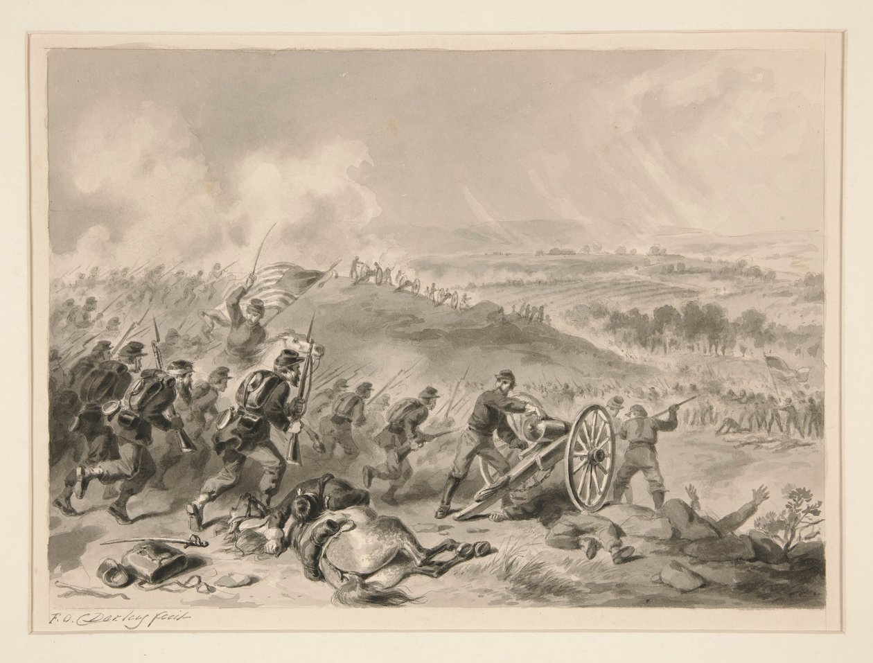Battle of Gettysburg by Felix O. C. Darley