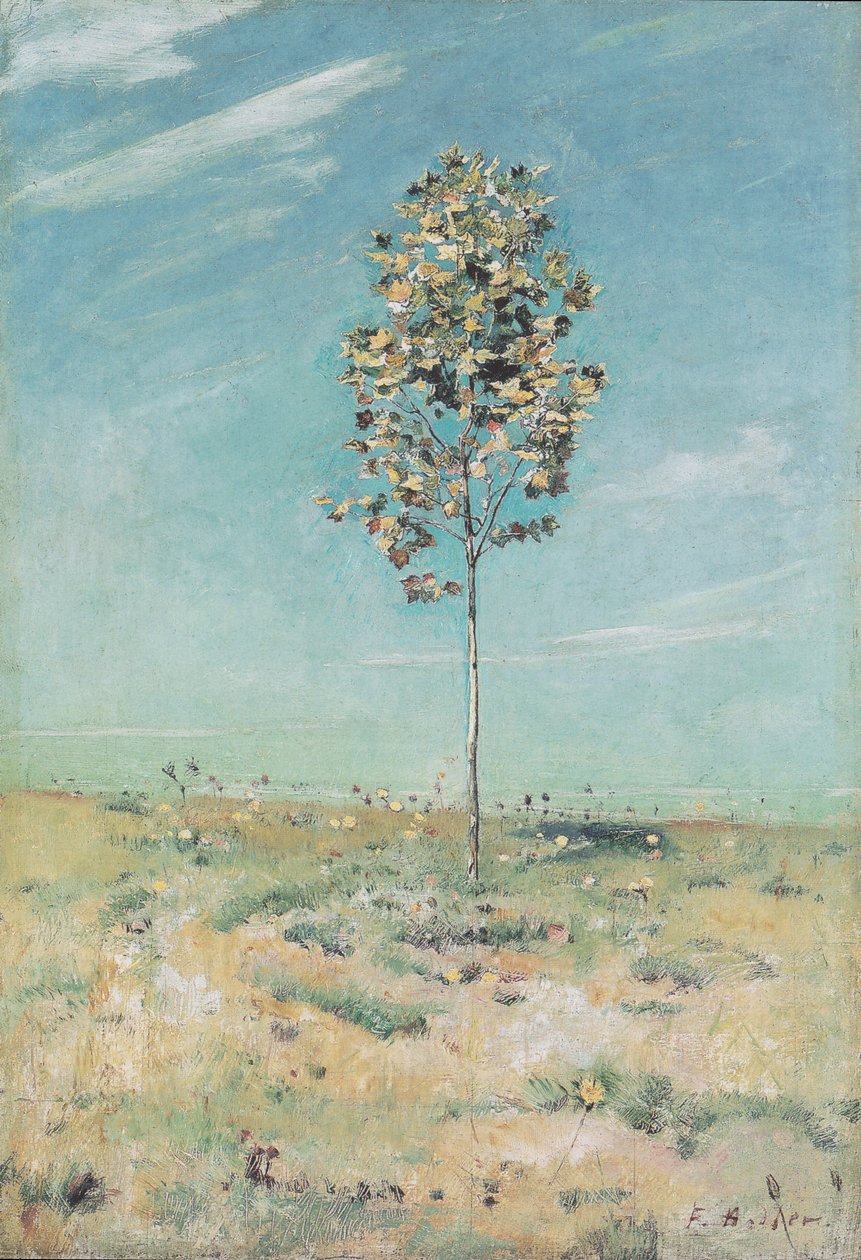The Small Plane Tree by Ferdinand Hodler