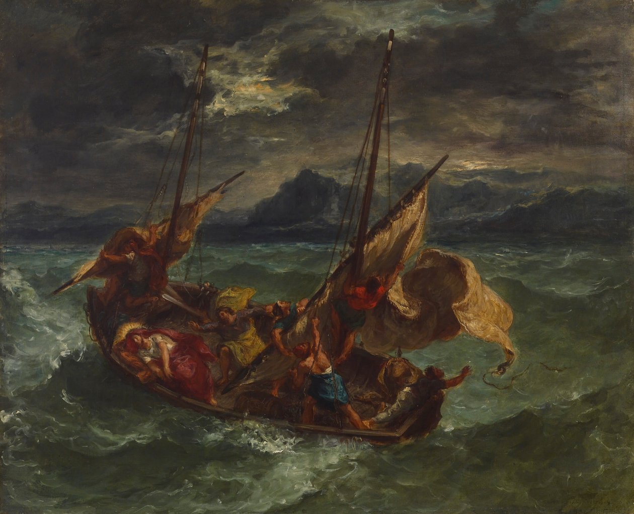 Christ on the Sea of Galilee by Ferdinand Victor Eugene Delacroix