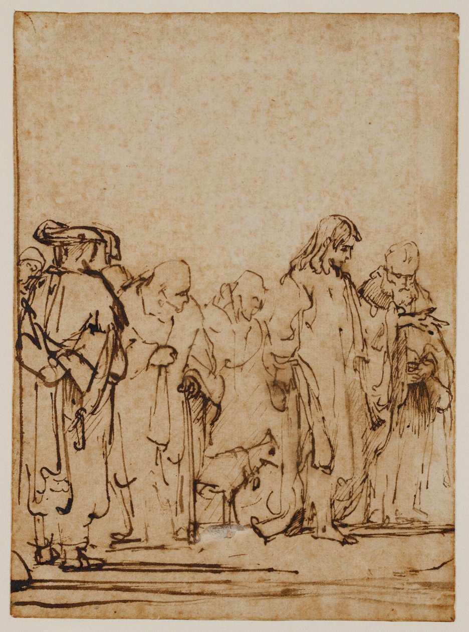 Christ with Disciples and/or Pharisees by Ferdinand Bol
