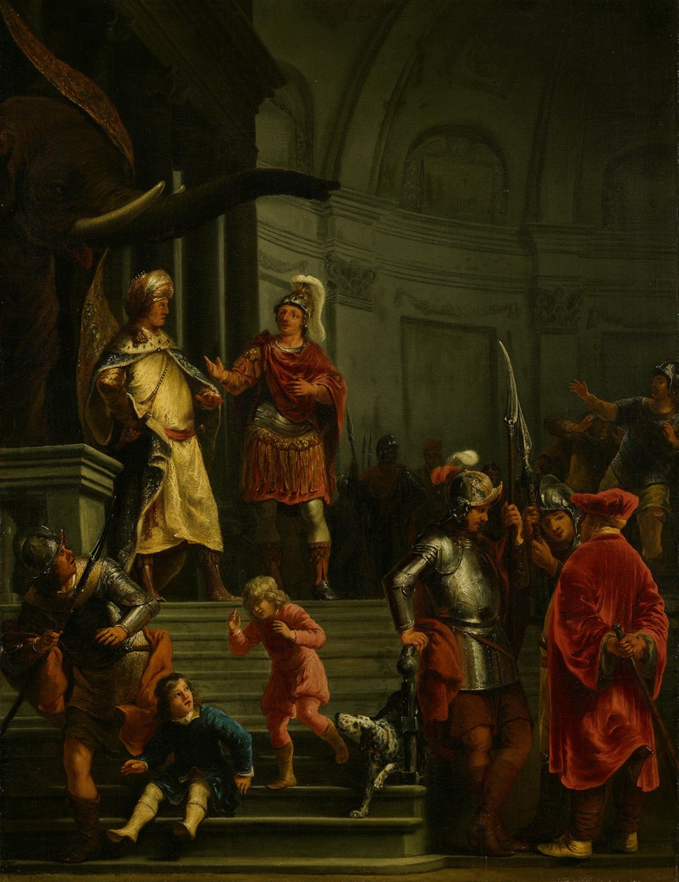 The Fearlessness of Fabricius in the Camp of Pyrrhus by Ferdinand Bol