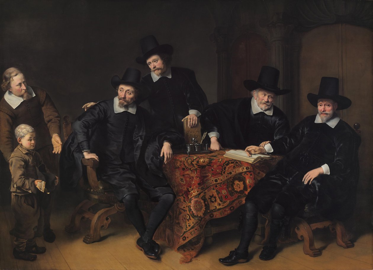 The Regents of the Leper House by Ferdinand Bol