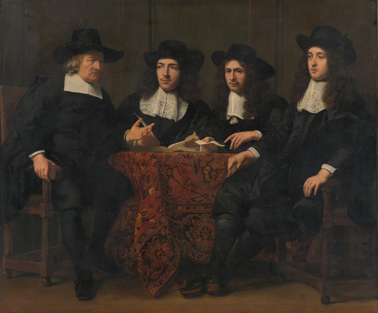 The Regents of the Leper House by Ferdinand Bol