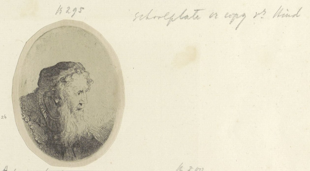 Old Man with Beard (Recueil de quatre-vingt-cinq estampes originales) by Ferdinand Bol