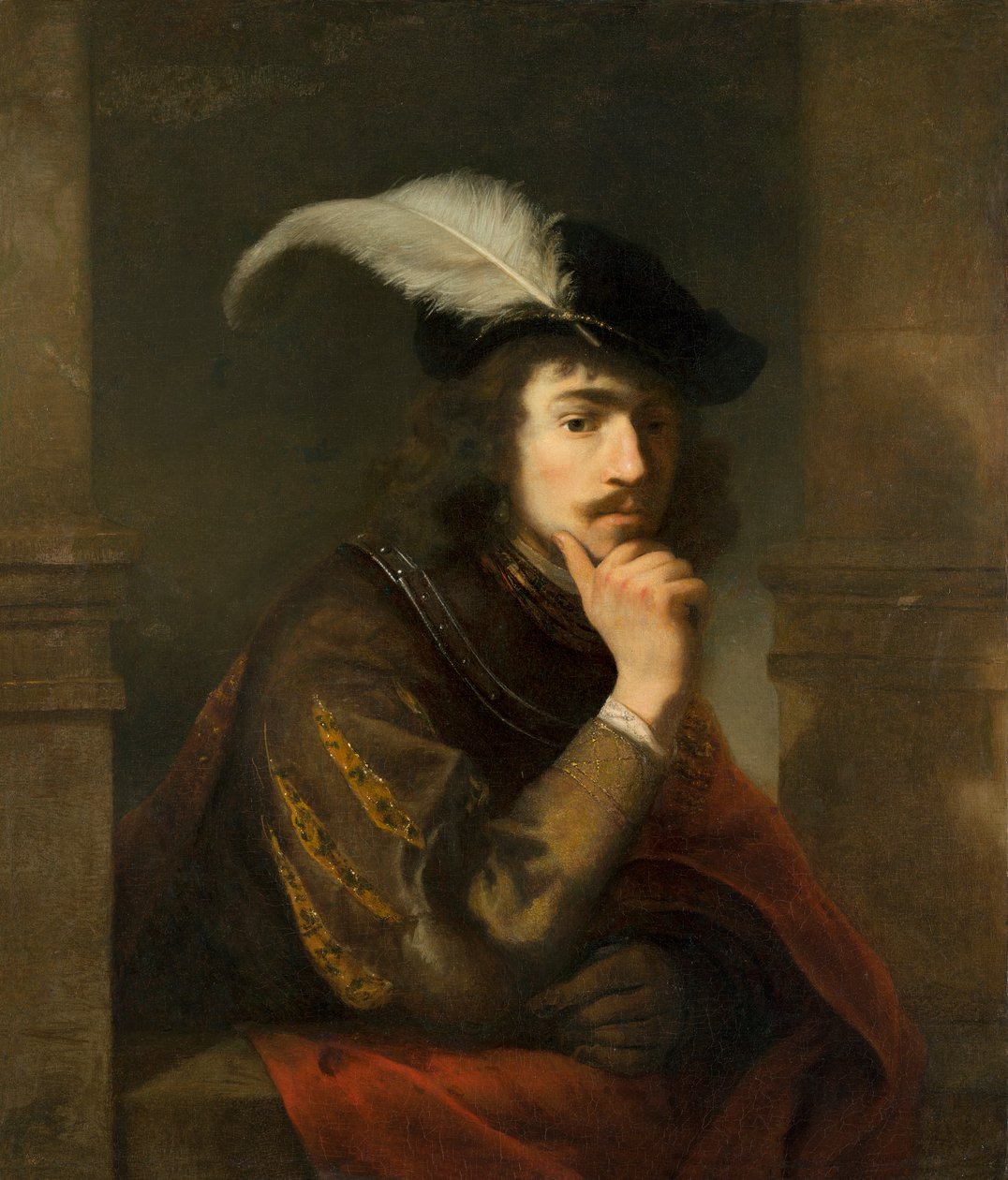 Portrait of a Young Man, Possibly a Self Portrait by Ferdinand Bol