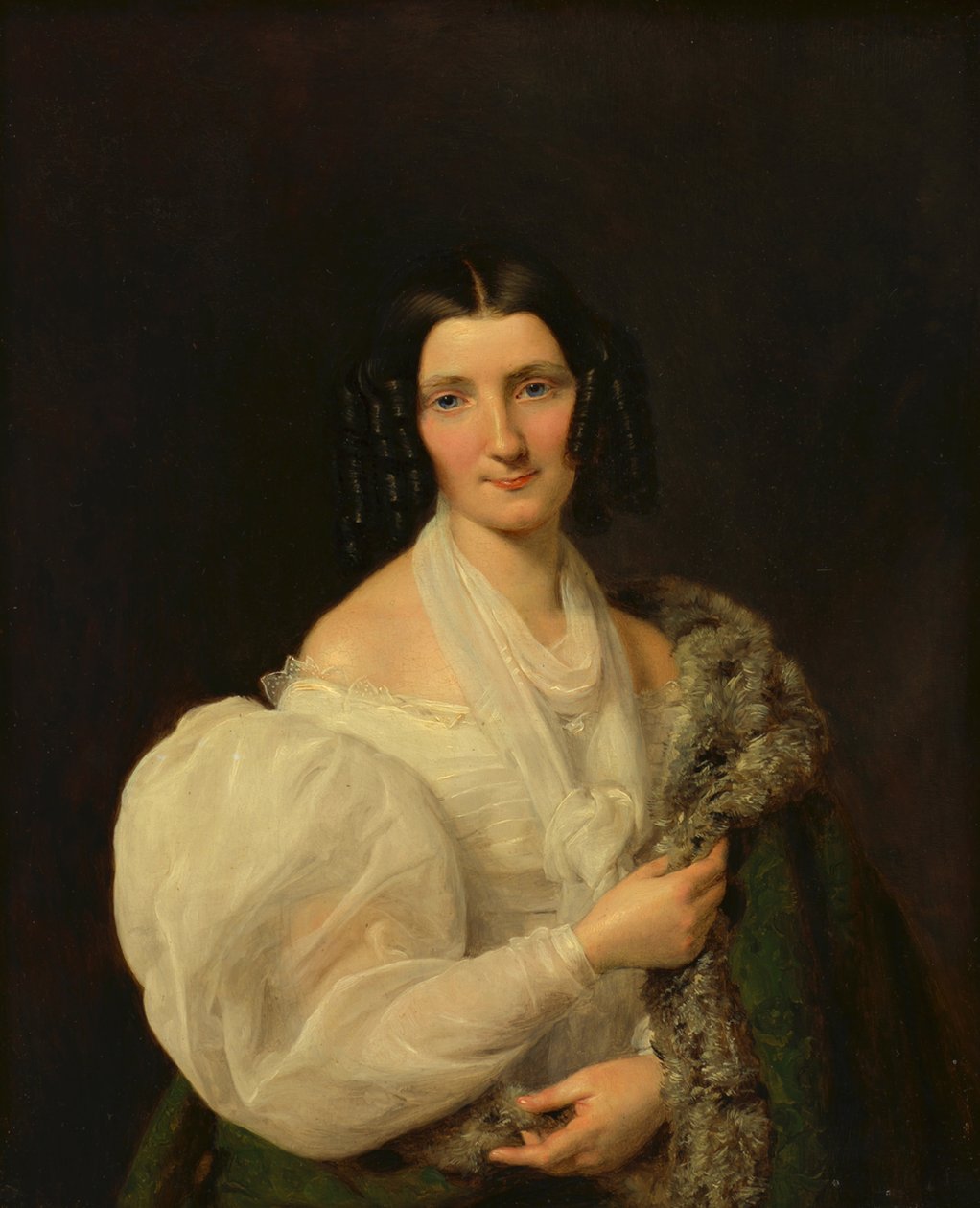Barbara von Schickh, as Bride of Wolfgang Ritter von Manner by Ferdinand Georg Waldmüller