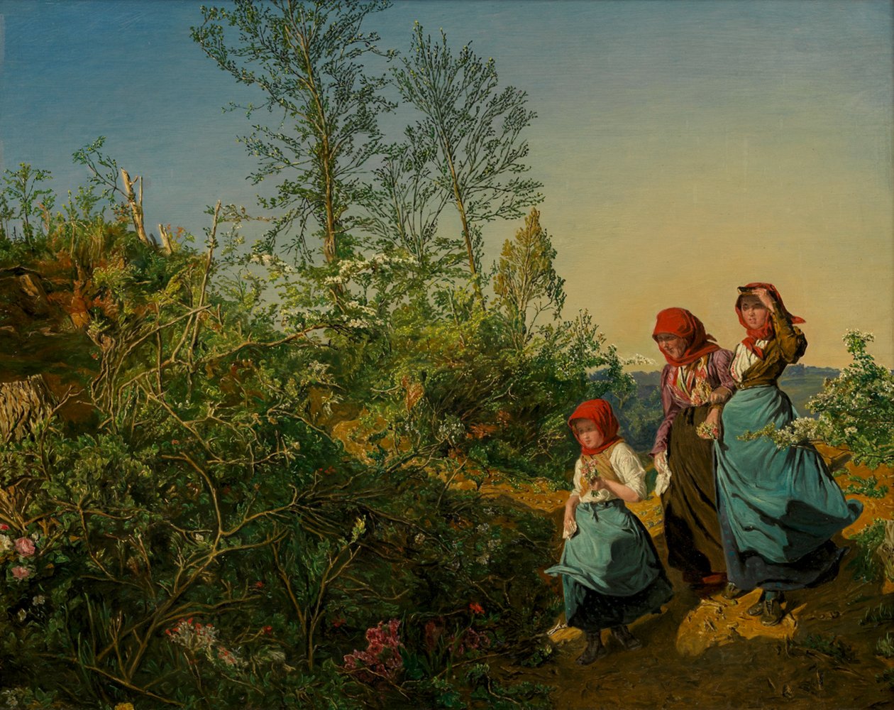 Churchgoing in Spring by Ferdinand Georg Waldmüller