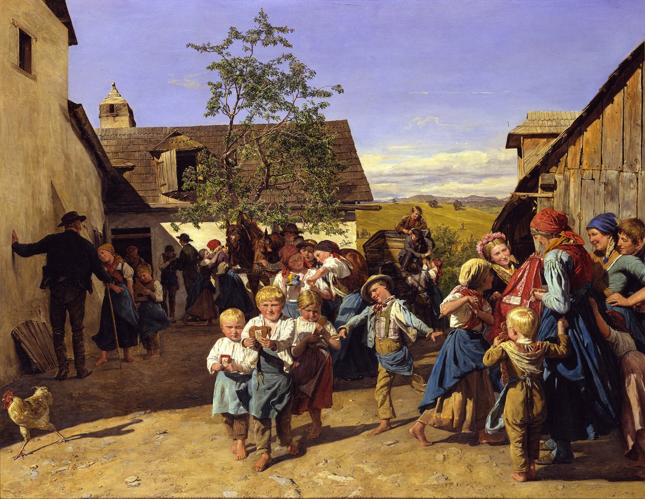 Return from the Church Fair by Ferdinand Georg Waldmüller