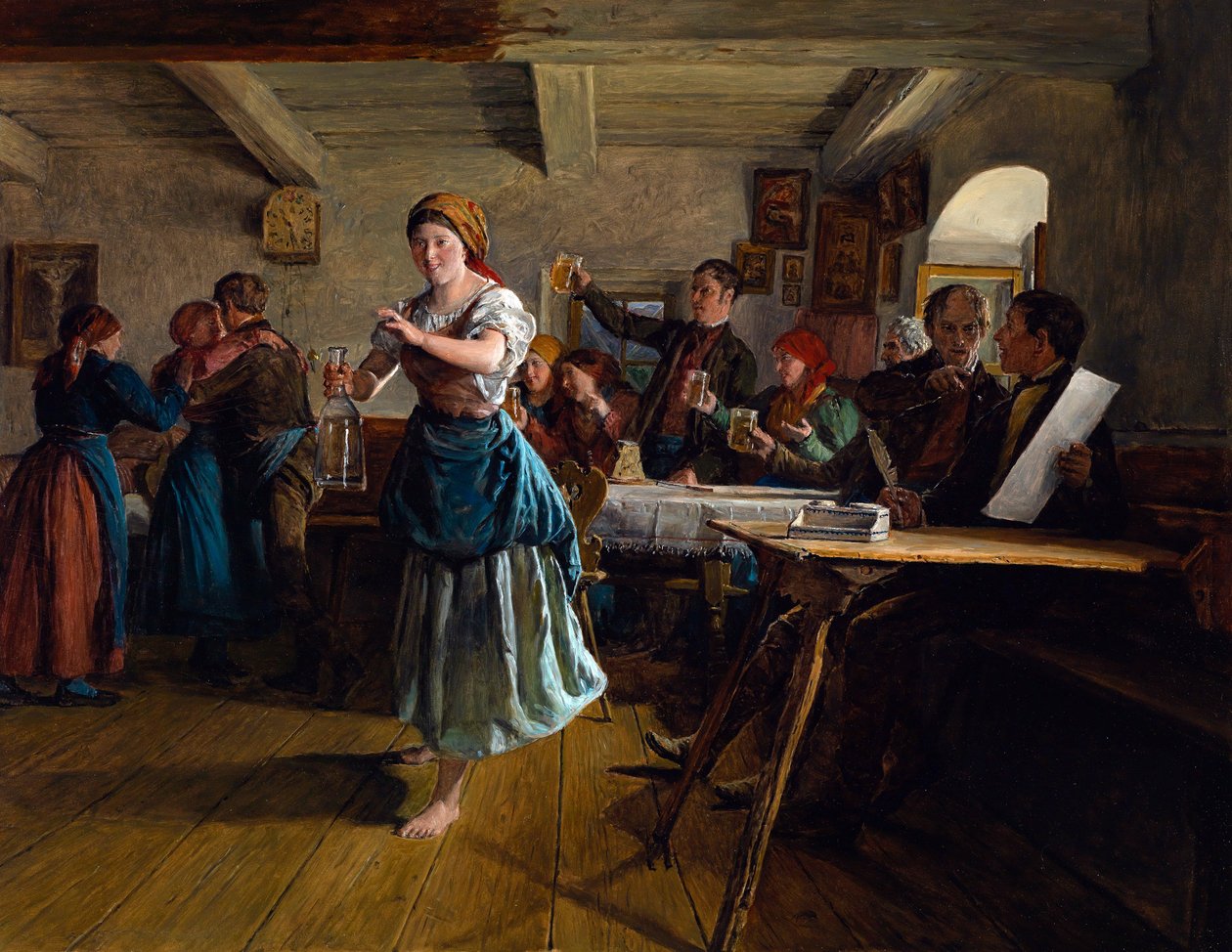 The Opening Dance by Ferdinand Georg Waldmuller