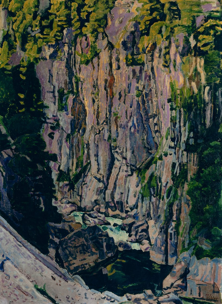 Aareschlucht by Ferdinand Hodler