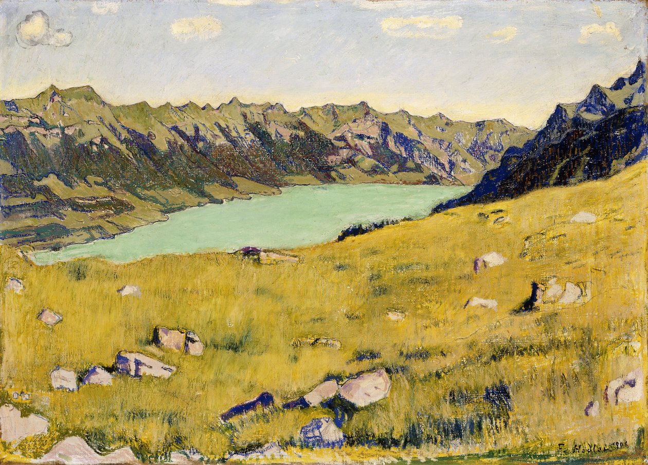 Lake Brienz from Breitlauenen, 1906 by Ferdinand Hodler