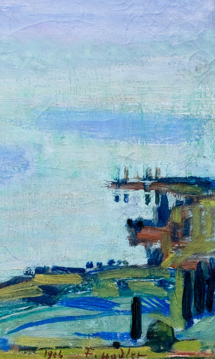 Lake Geneva with the Savoy Alps by Ferdinand Hodler