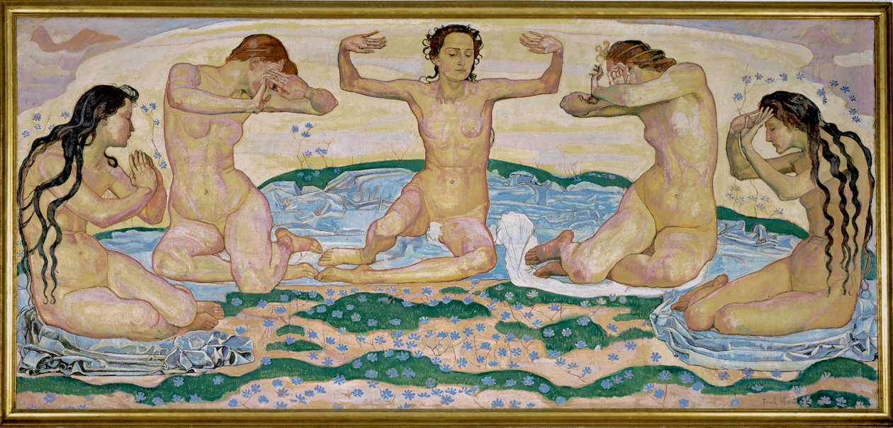 The Day by Ferdinand Hodler