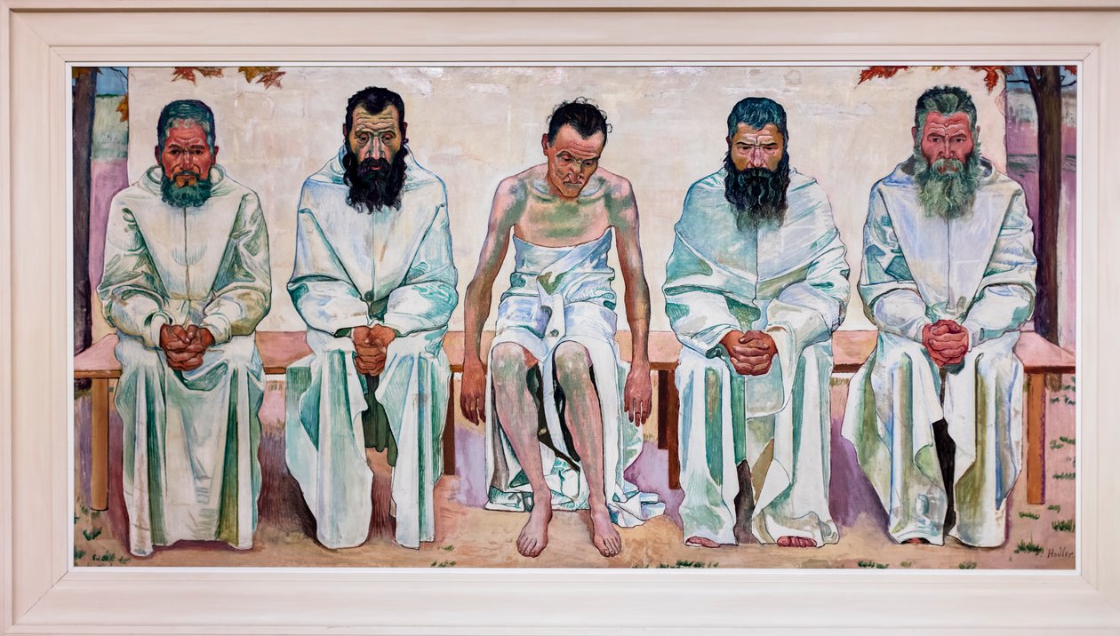 Tired of living, circa 1893 by Ferdinand Hodler
