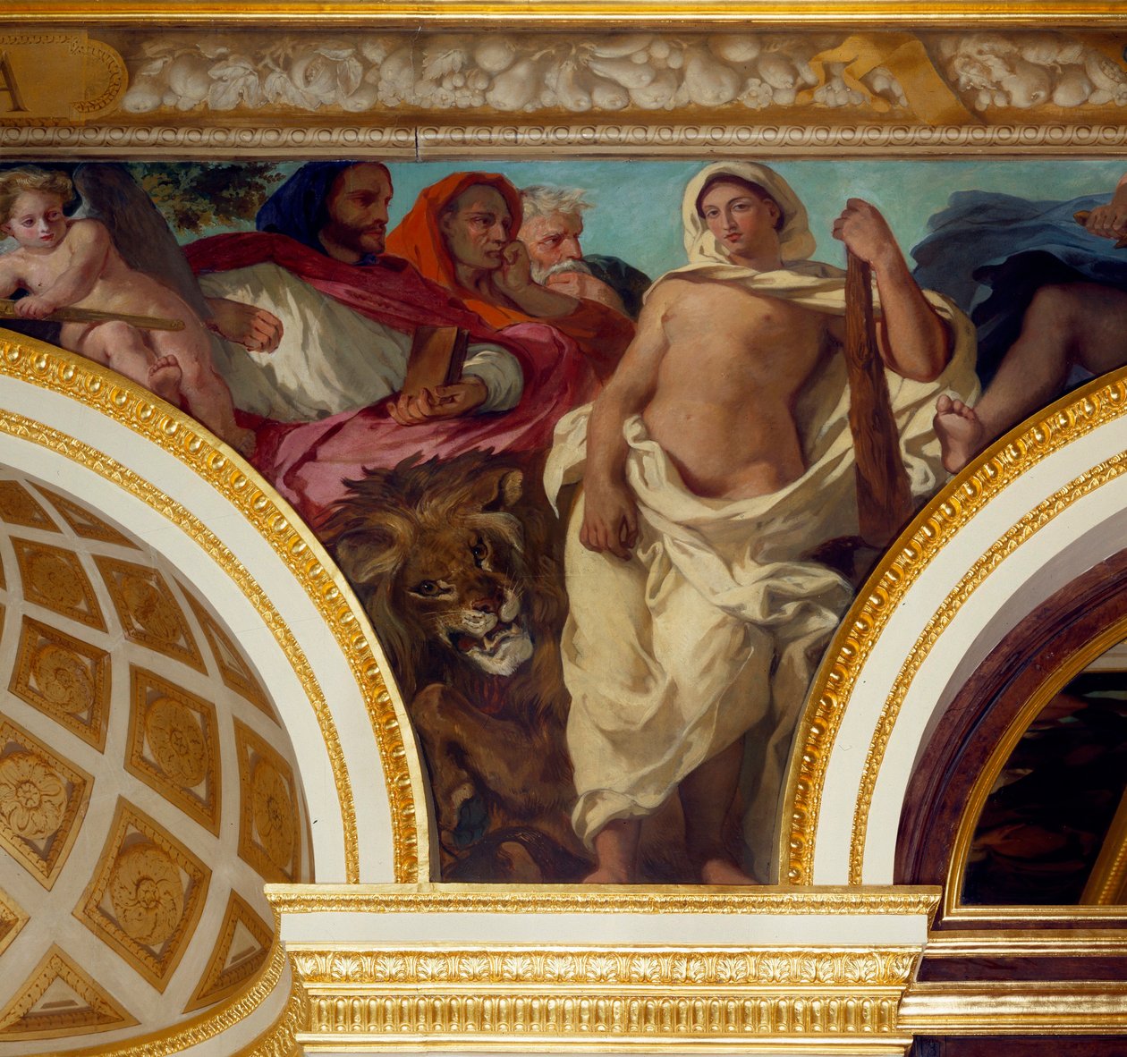 Allegory of Justice (Detail) by Ferdinand Victor Eugene Delacroix