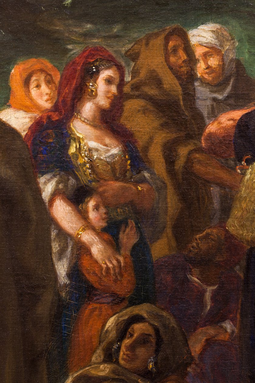 Arab Comedians or Buffoons by Ferdinand Victor Eugene Delacroix