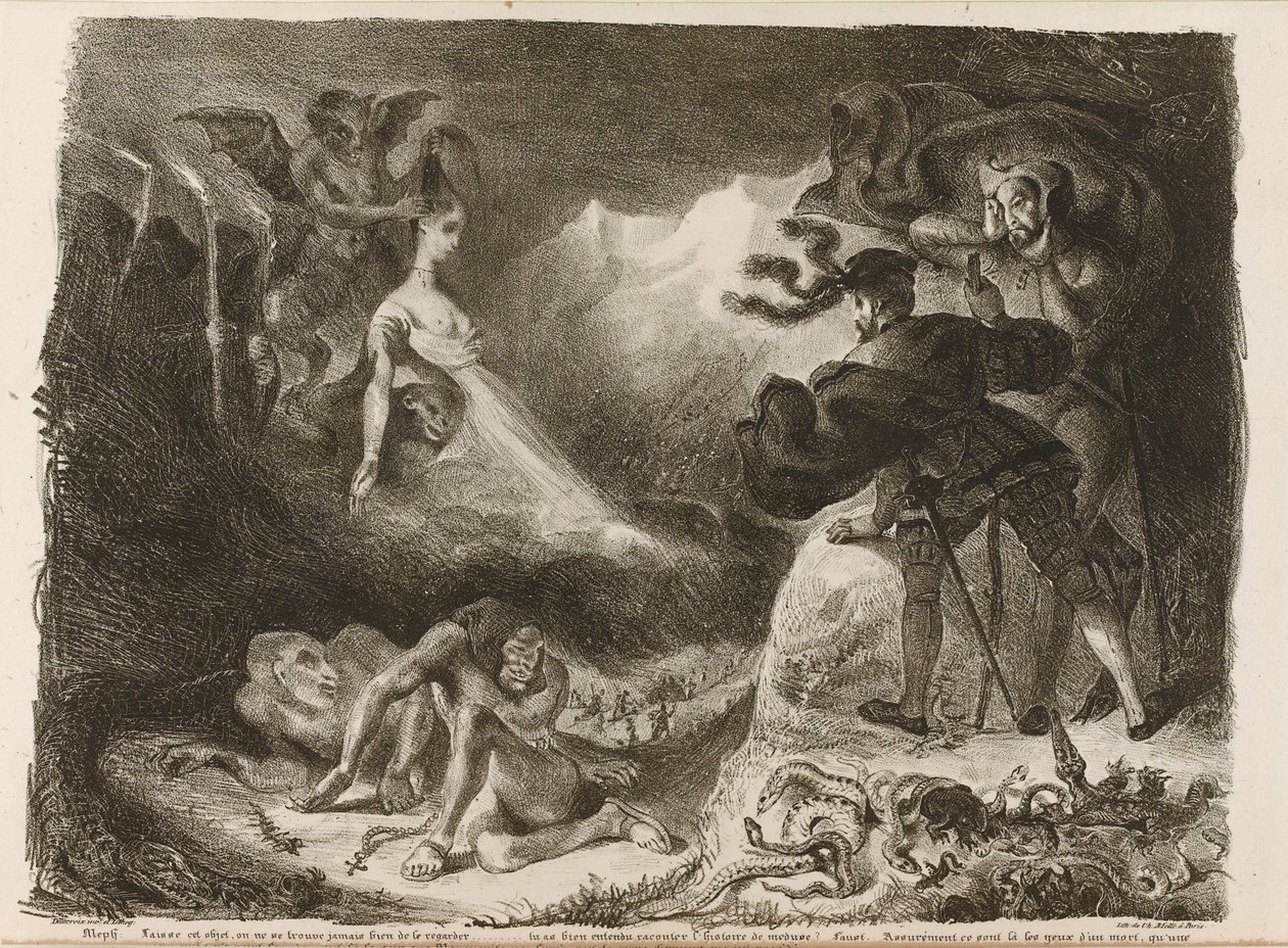 Illustration to Goethe's Faust