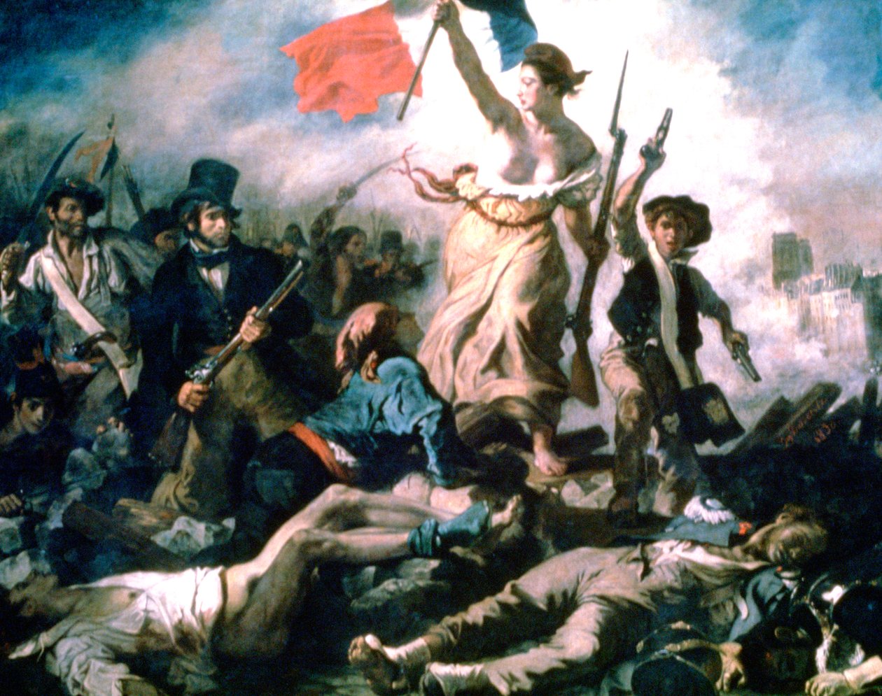 Liberty Leading the People by Ferdinand Victor Eugene Delacroix