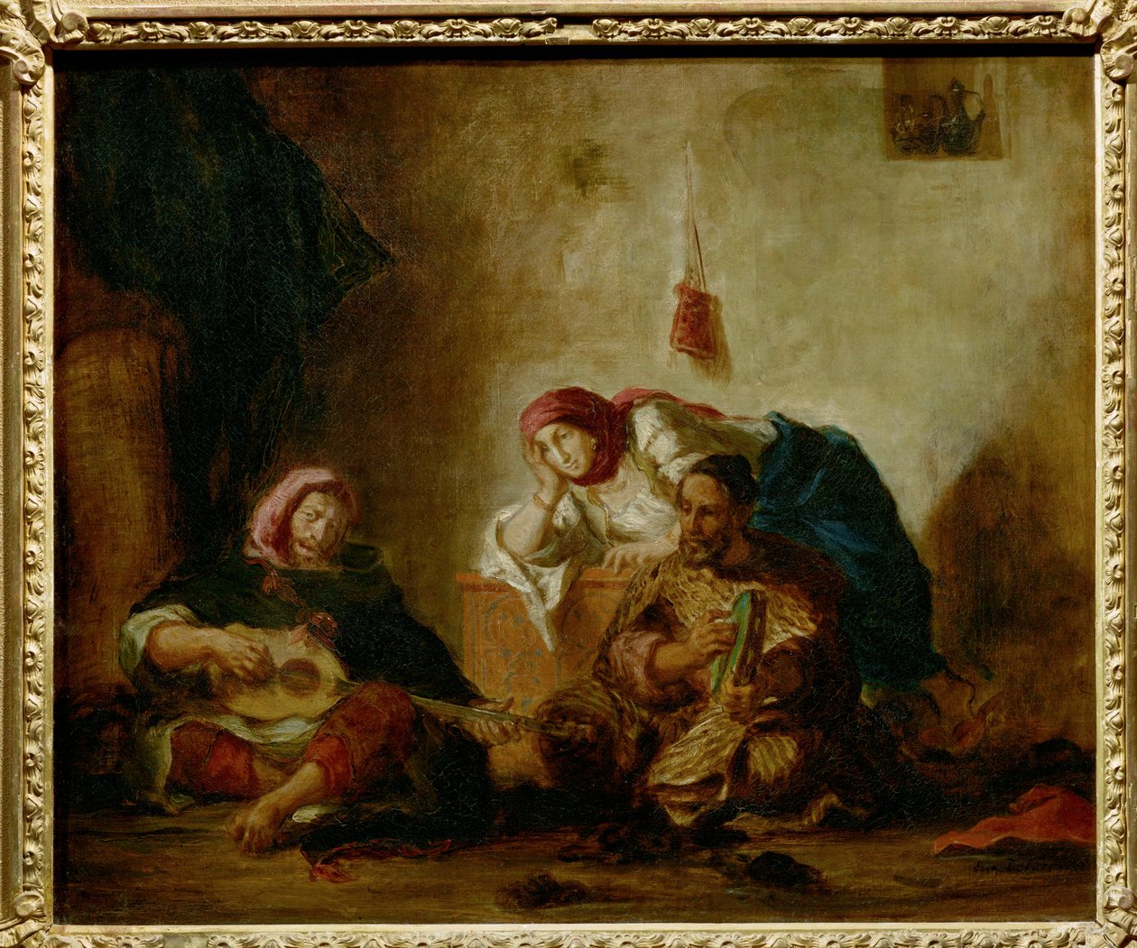 Jewish Musicians of Mogador by Ferdinand Victor Eugene Delacroix