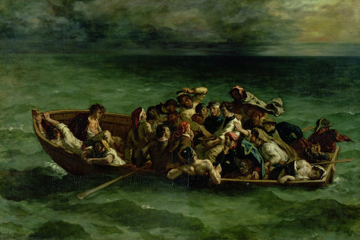 The Shipwreck of Don Juan by Ferdinand Victor Eugene Delacroix